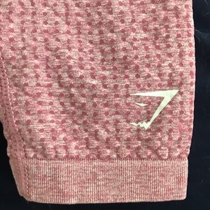 light pink gym shark leggings